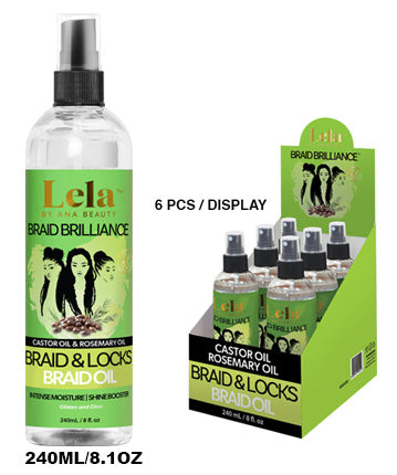 LELA BRAID & LOCKS BRAID OIL LE0012BO