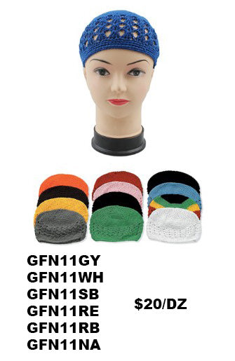 KUFI NET / FISH NET / KNIT KUFI CAP