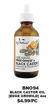 BY NATURES BK CASTOR OIL [EDGE GROWILD] 4oz