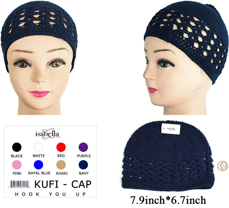 KUFI NET / FISH NET / KNIT KUFI CAP