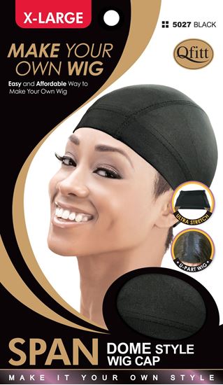 MM5027 M&M SPANDEX DOME CAP (XL) - BLACK