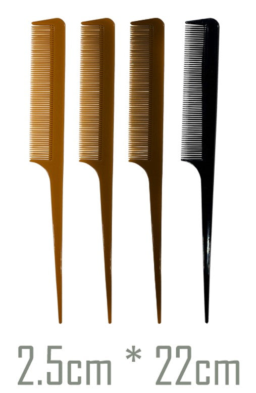 G2802 RAT TAIL COMB BLACK/ MIX/BROWN