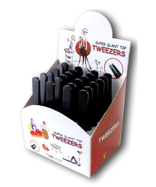 GT09SD SUPER SLANT TIP TWEEZERS BOX DP