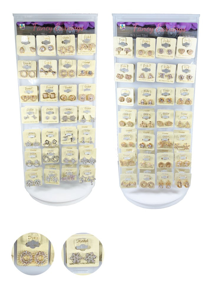 INED DESIGN EARRING [G:80PCS S:32PCS)