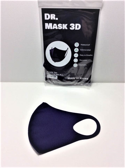 3DMP WASHABLE & REUSABLE 3D MASK PURPLE