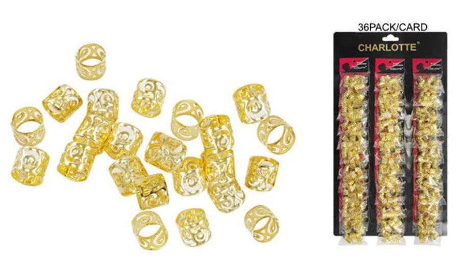 LOC200 BRAIDING HAIR LOCKS LARGE COLOR/GOLD/MIX