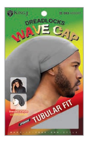MM083/084 M&M DREADLOCKS WAVE CAP - ASST/BLACK