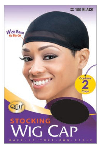 M&M STOCKING WIG CAP (2 PCS/PK) - BLACK/D.BROWN/BROWN/L.BROWN/AUBURN/BEIGE/CREAM