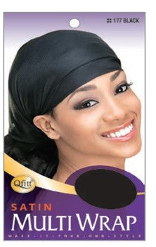 MM176/177 M&M SATIN MULTI-WRAP LARGE - ASST/BLACK