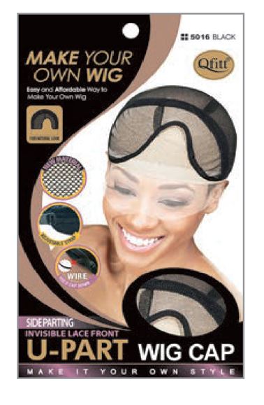 MM5015/MM5016 U-PART WIG CAP BLACK (LACE) INVISIBLE