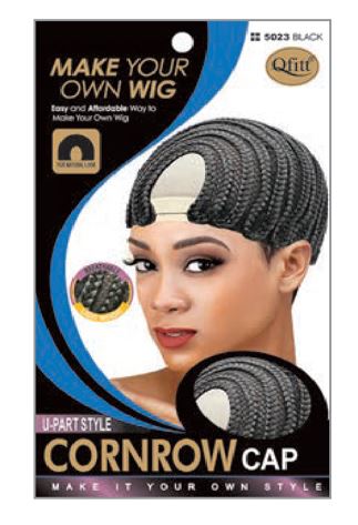 MM5023/MM5024/MM5025 CORNROW CAP BLACK 3 STYLES