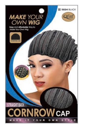 MM5023/MM5024/MM5025 CORNROW CAP BLACK 3 STYLES