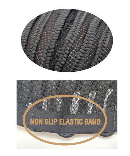 MM5023/MM5024/MM5025 CORNROW CAP BLACK 3 STYLES