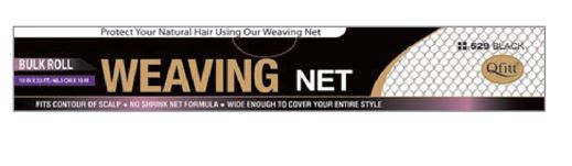MM529 M&M DLX WEAVING NET- BLACK BULK
