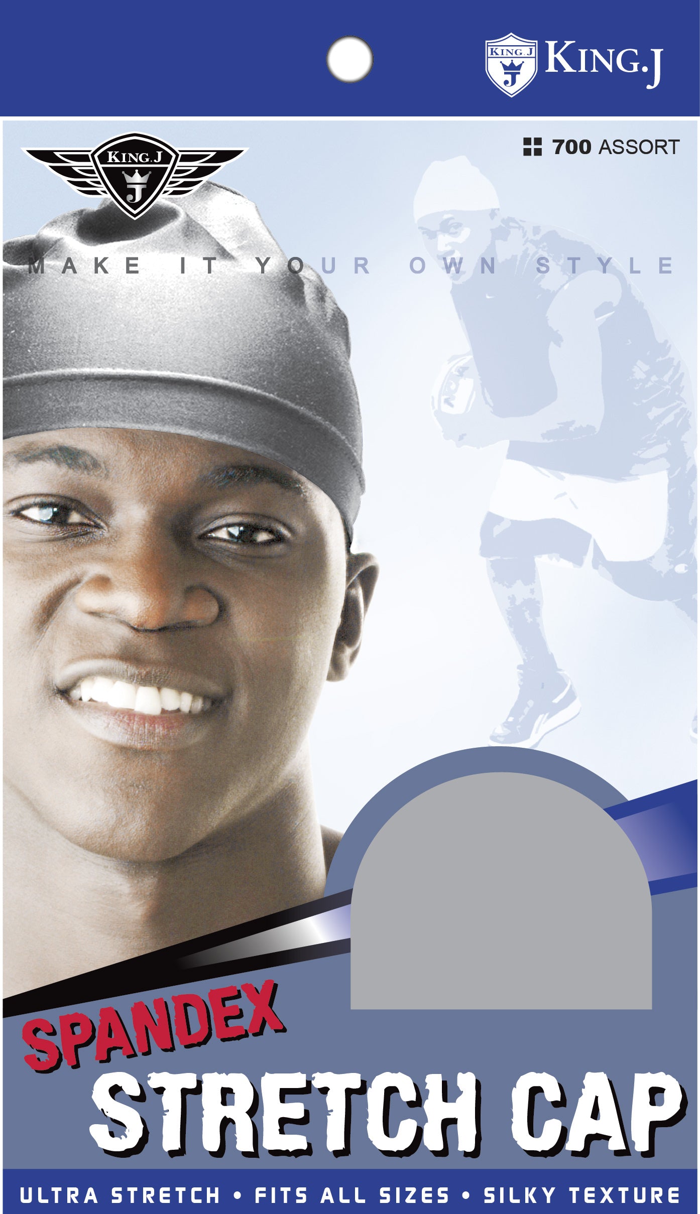 MM700/701 M&M SPANDEX STRETCH CAP - ASST/BLACK