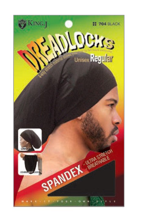 MM703/704/705/706 SPAN DREADLOCKS CAP REGULAR & SUPER LONG - ASST/BLACK
