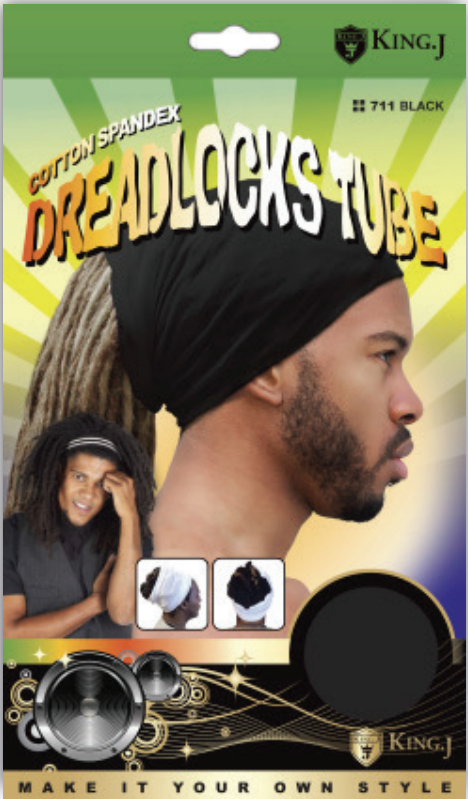 MM710/711 COTTON SPANDEX DREADLOCKS TUBE - ASST/BLACK