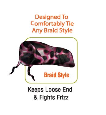 MM836/837 M&M ORGANIC BRAID BONNET CAP LARGE - ASST/BLACK