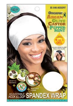 MM846/847 M&M ORGANIC SPANDEX WRAP - ASST/BLACK
