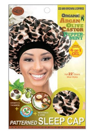 MM849 M&M PATTERNED SLEEP CAP ASSORT
