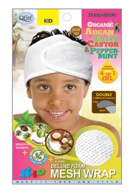 MM856/857 M&M ORGANIC KID FOAM MESH WRAP - ASST/BLACK