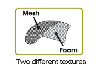 MM856/857 M&M ORGANIC KID FOAM MESH WRAP - ASST/BLACK
