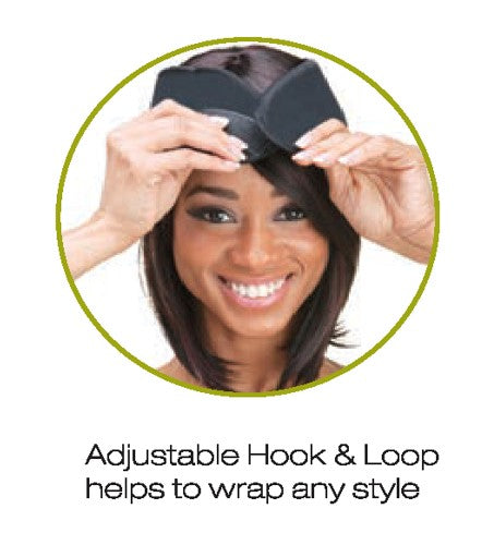 MM839  M&M ORGANIC FLIP OVER HEADWRAP - BLACK