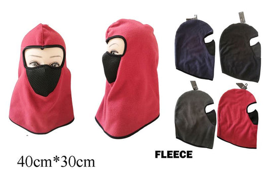 NIN503 FLEECE NINJA MASK ASSORT/BLACK