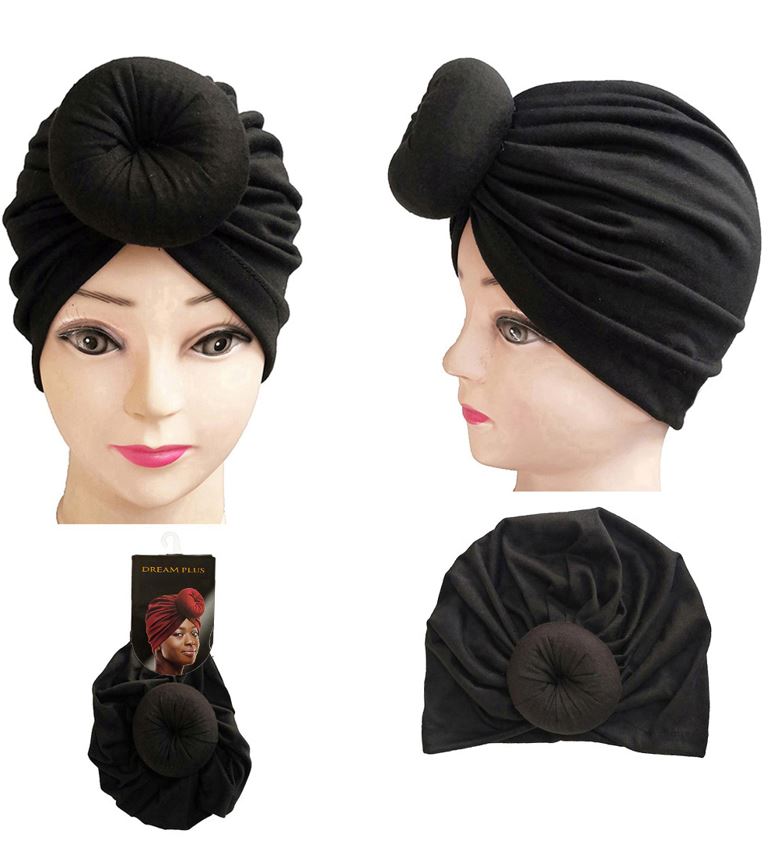 TB30512 TURBAN ASSORT/BLACK