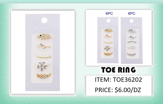 TOE36202 DZ) TOE RING #JAR36202